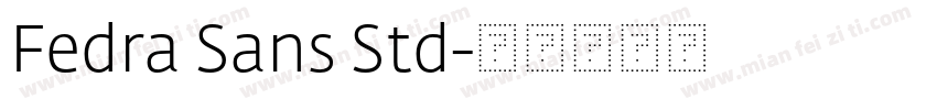 Fedra Sans Std字体转换
